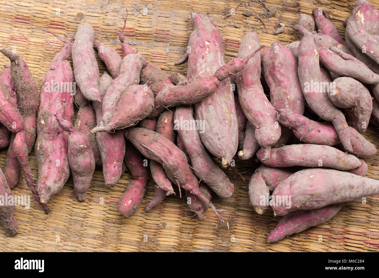 sweet potato background Stock Photo Alamy