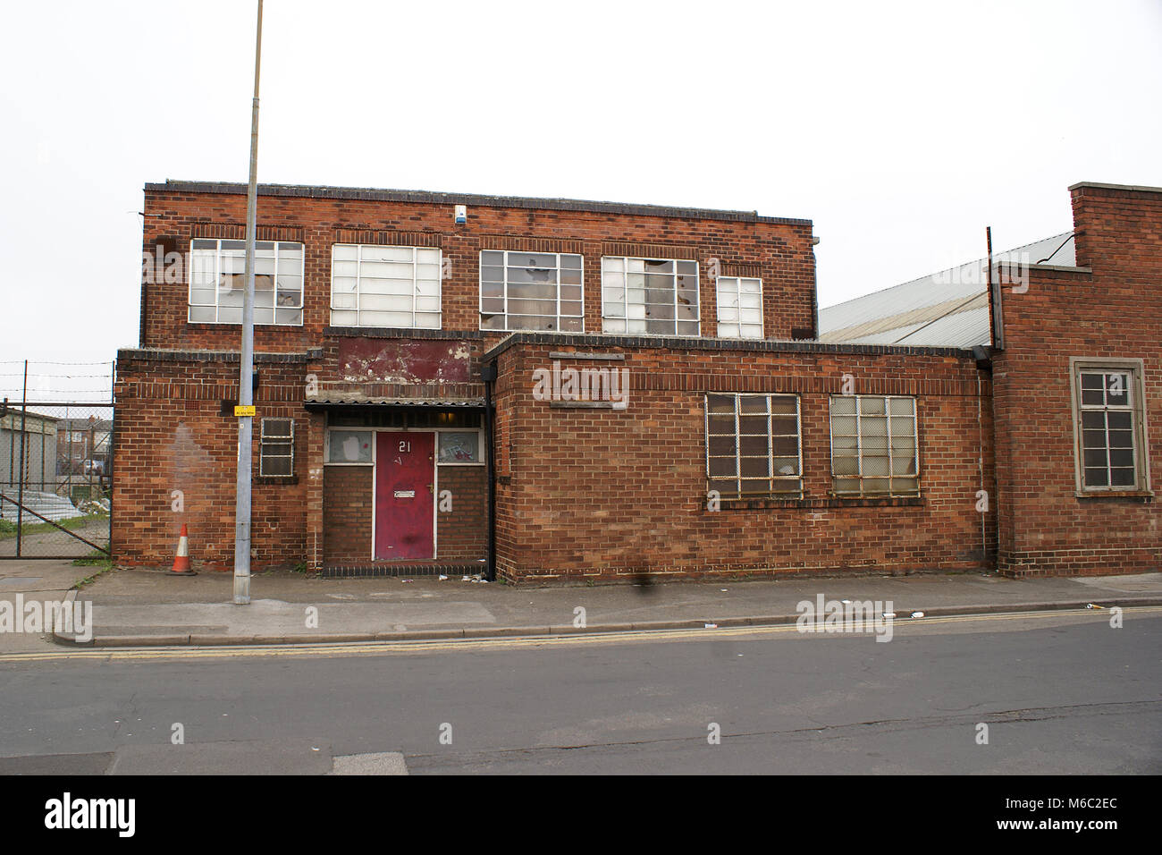 old industrial building, reform street, Kingston upon Hull Stock Photo