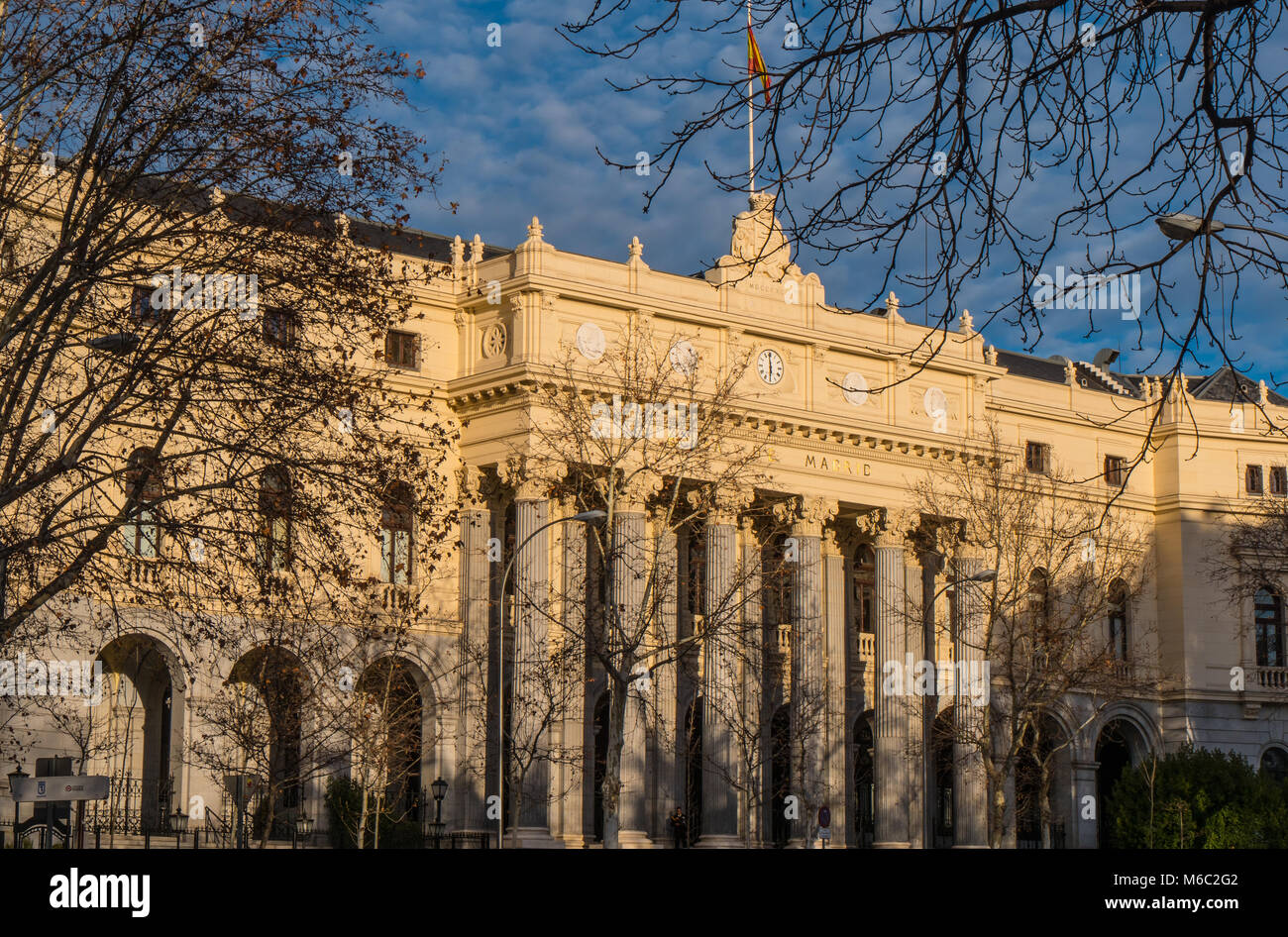 Madrid Stock Exchange building called Bolsa de Madrid Stock Photo - Alamy