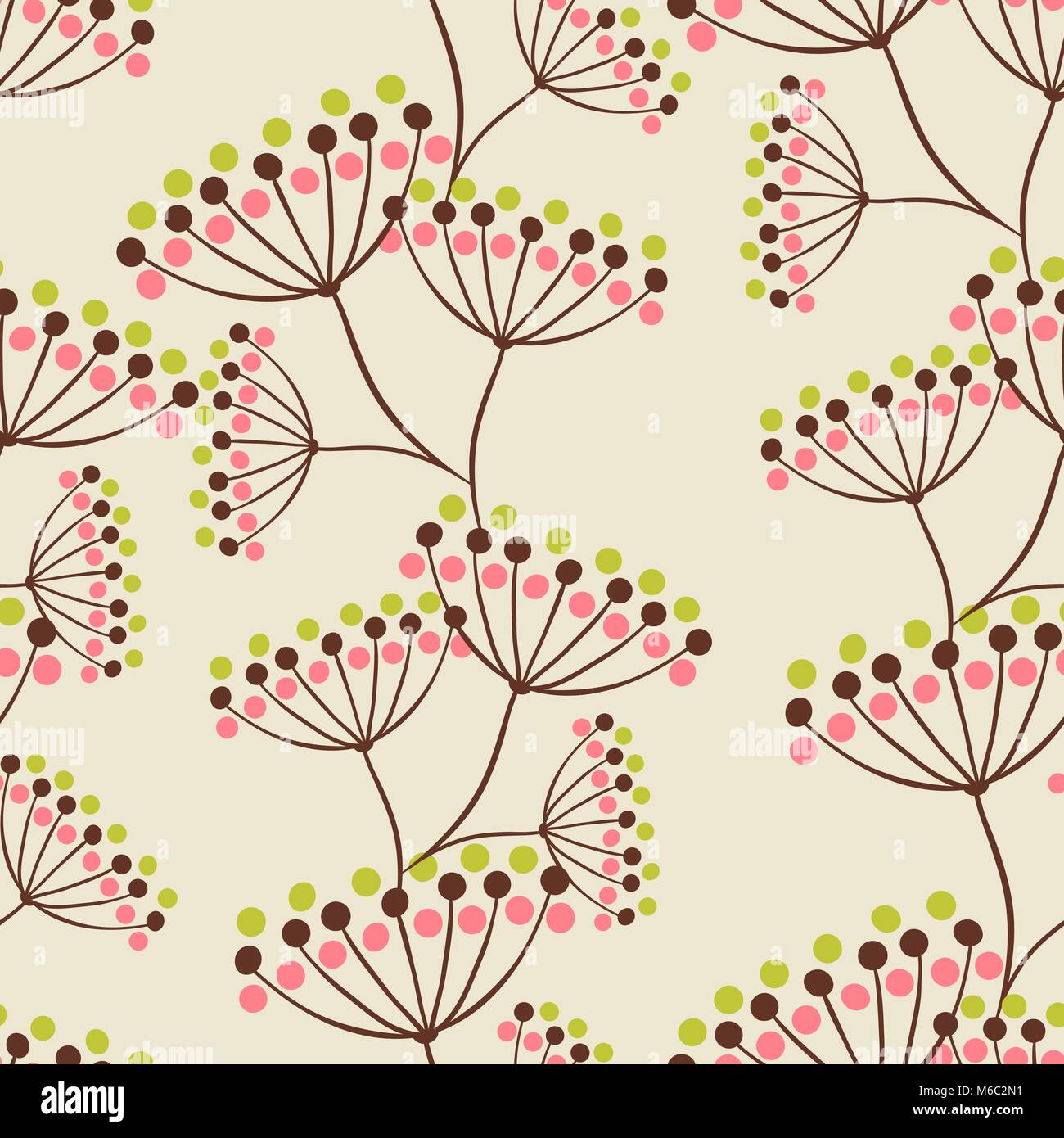 Vector background with hand drawn flowers Stock Vector Image & Art - Alamy