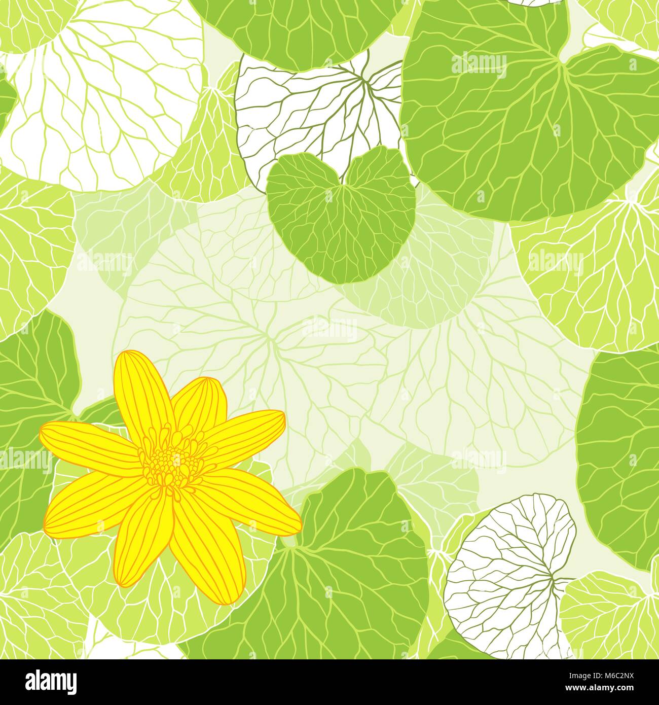 Fresh green leaves background - vector illustration Stock Vector Image ...