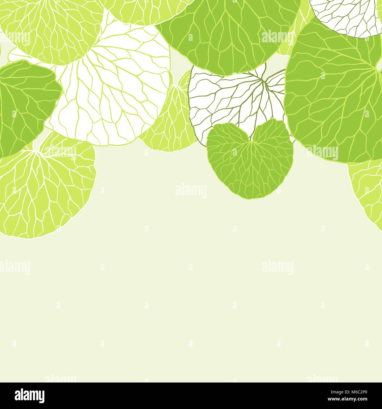 Fresh green leaves background - vector illustration Stock Vector Image ...