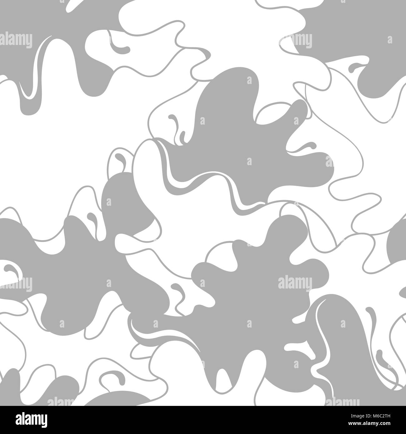 Seamless pattern with blots, abstract vector background Stock Vector ...