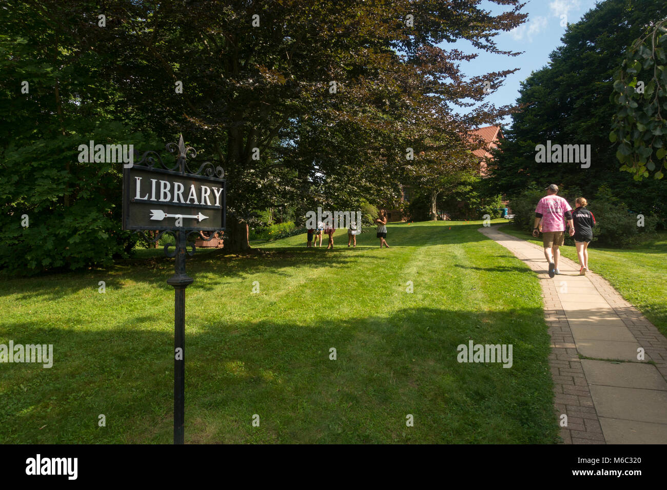 Norfolk public library CT Stock Photo Alamy