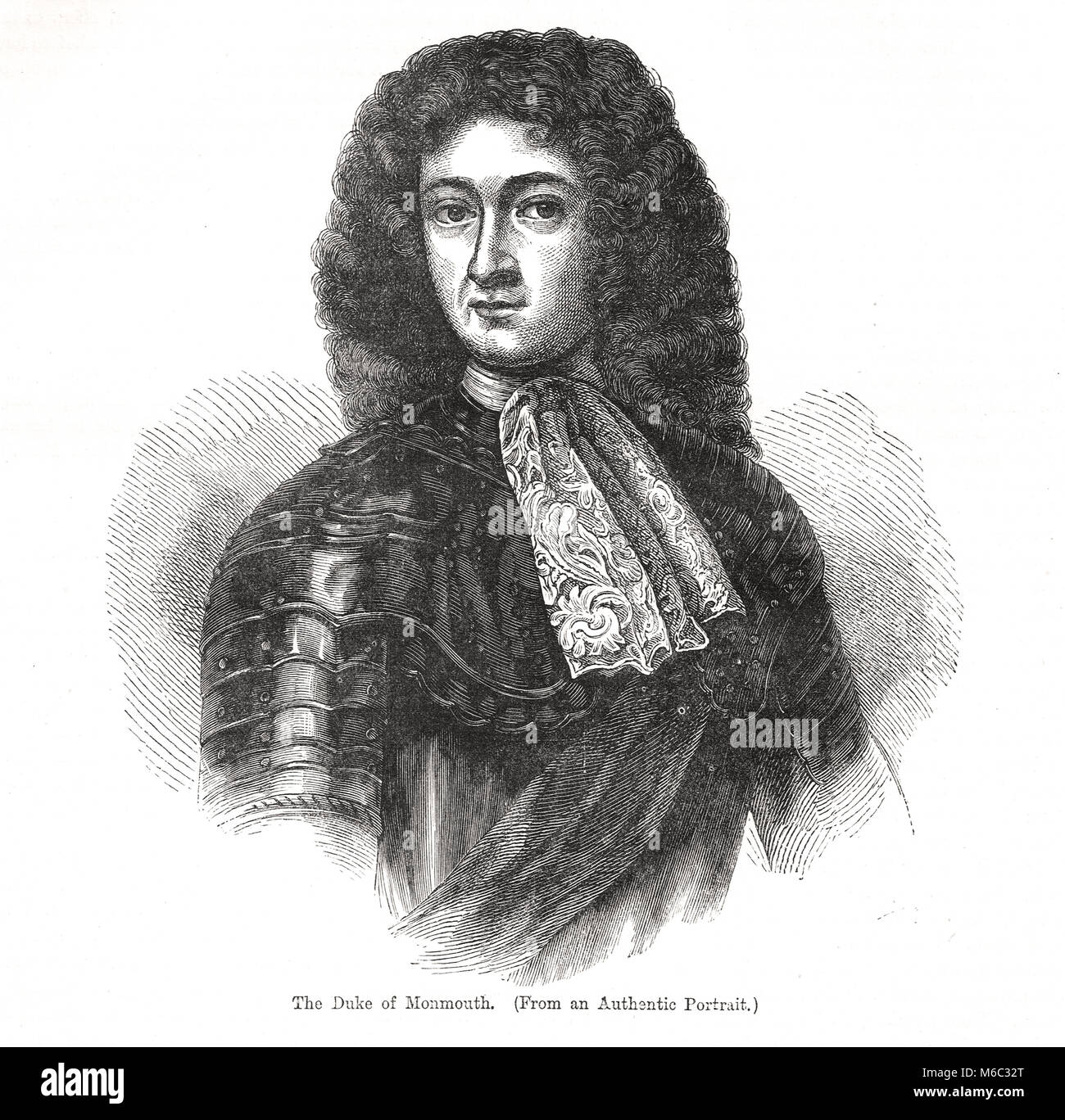 James Scott, 1st Duke of Monmouth, illegitimate son of Charles II, leader of the Monmouth Rebellion of 1685 Stock Photo