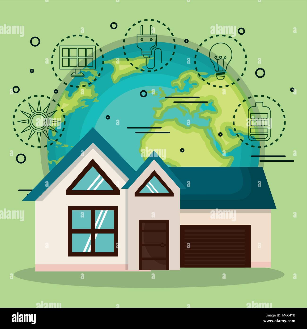 environmental and ecology set icons Stock Vector Image & Art - Alamy