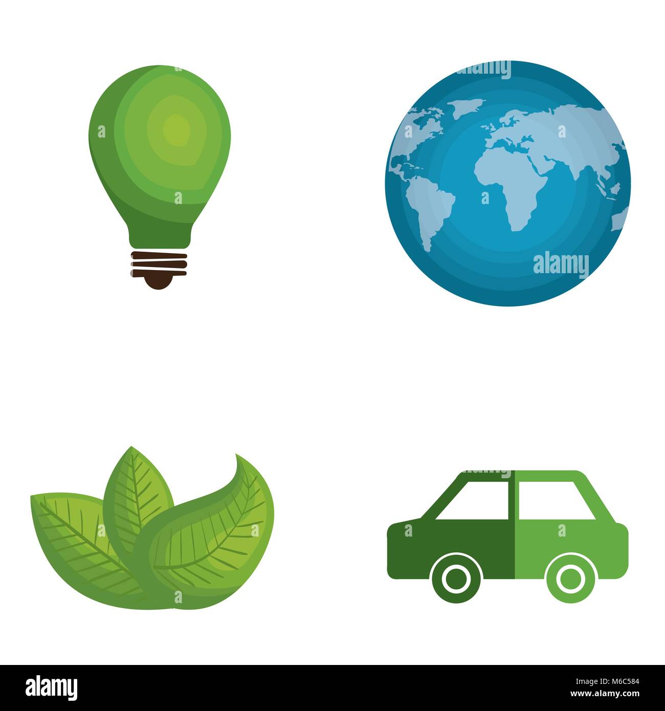 environmental and ecology set icons Stock Vector Image & Art - Alamy