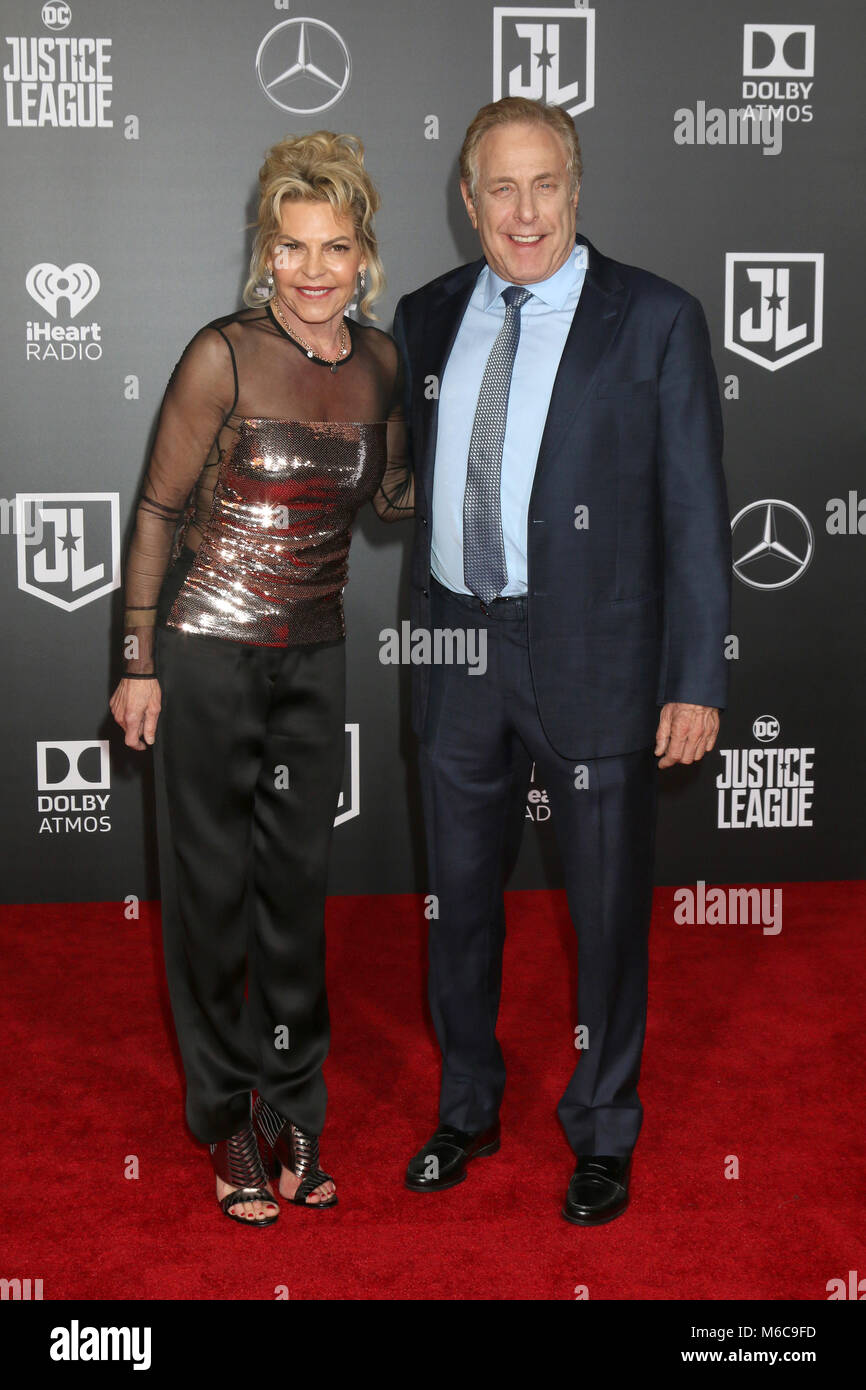 World Premiere of 'Justice League' at the Dolby Theater in Los Angeles, California.  Featuring: Stephanie Haymes Roven, Charles Roven Where: Los Angeles, California, United States When: 13 Nov 2017 Credit: Nicky Nelson/WENN.com Stock Photo