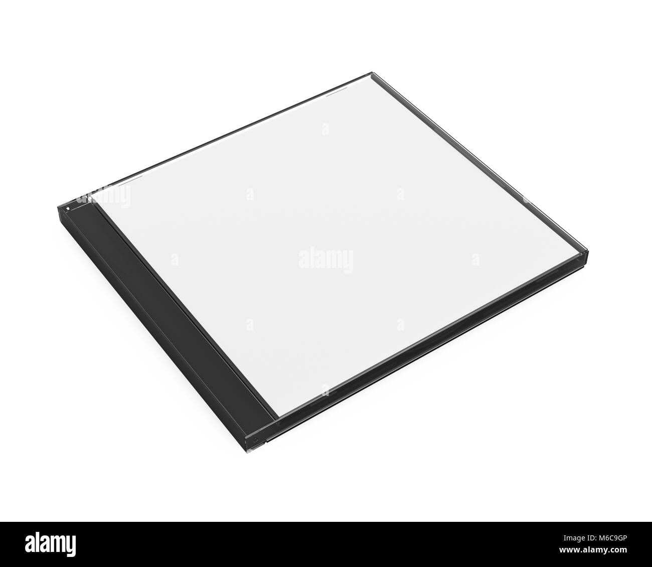 Blank CD Case Isolated Stock Photo Alamy