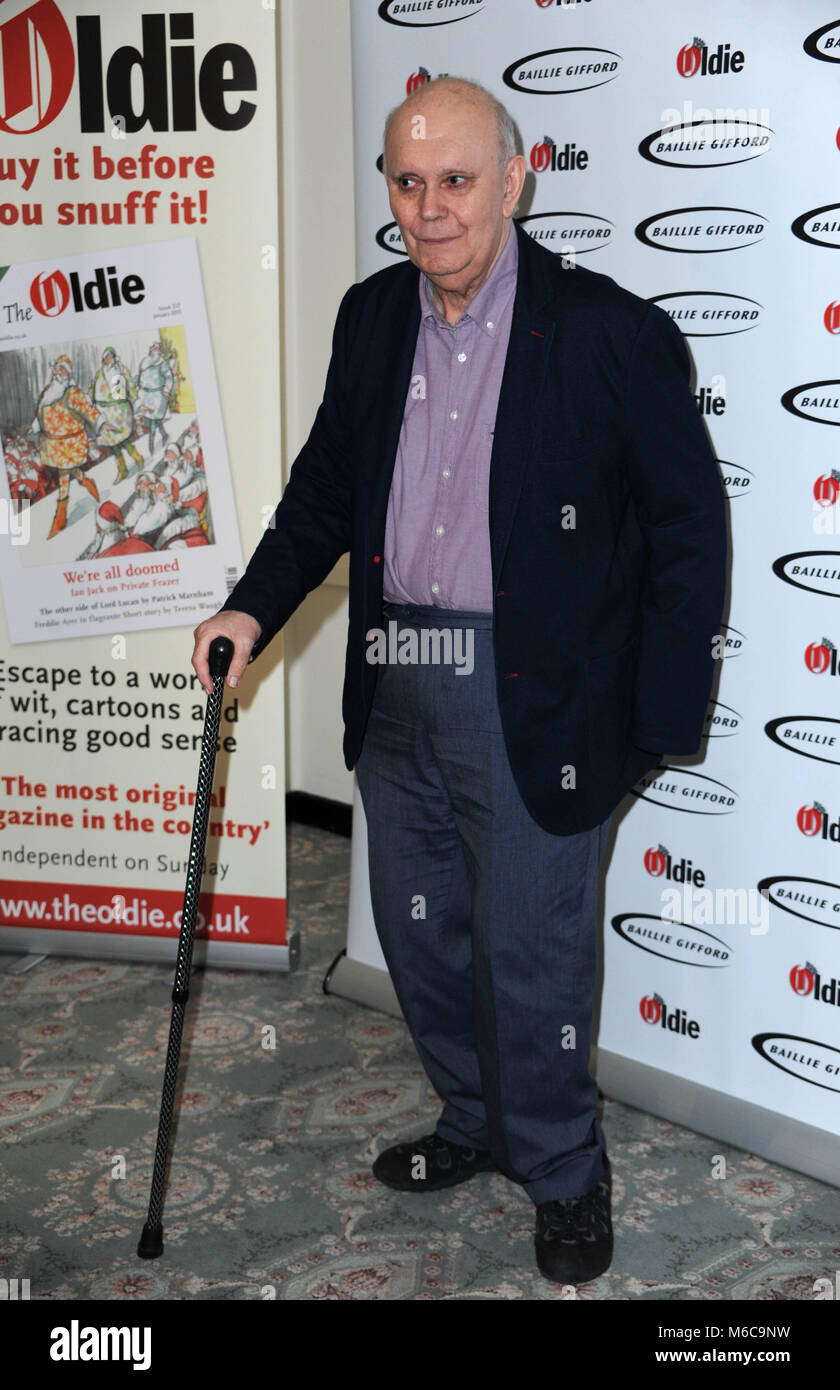 The Oldie Of The Year Awards 2018 - Arrivals  Featuring: Alan Ayckbourn Where: London, United Kingdom When: 30 Jan 2018 Credit: WENN.com Stock Photo