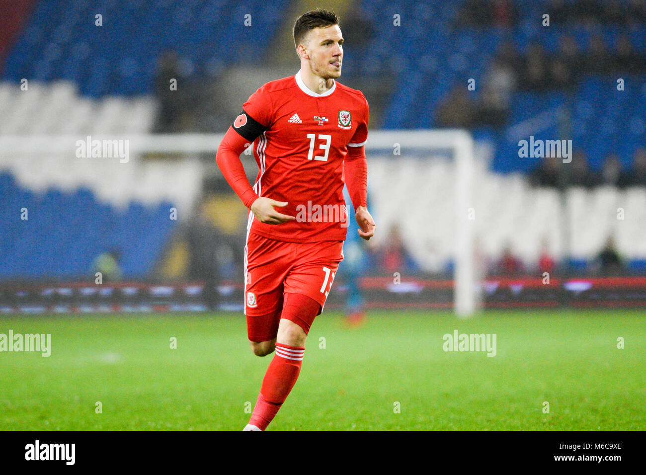 Wales v Panama, Cardiff city stadium Stock Photo