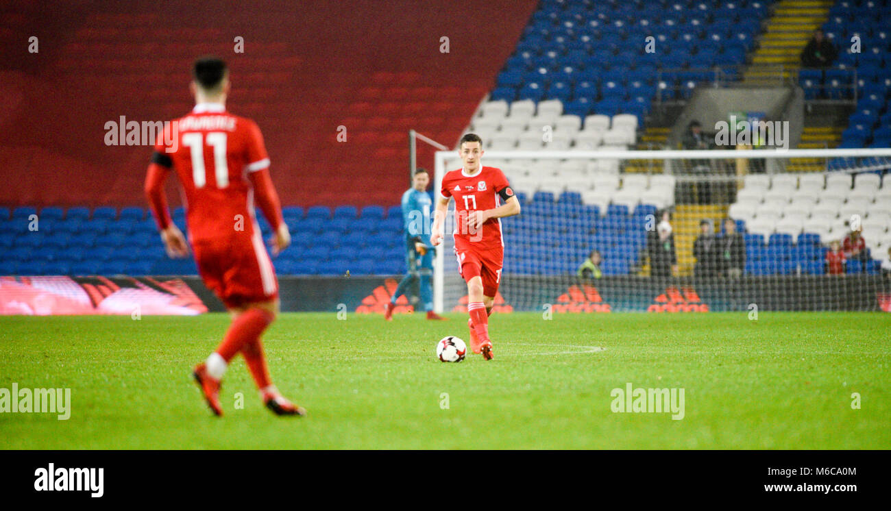 Wales v Panama, Cardiff city stadium Stock Photo