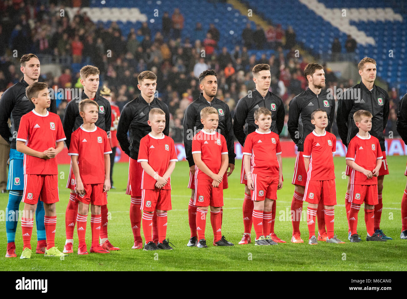 Wales v Panama, Cardiff city stadium Stock Photo