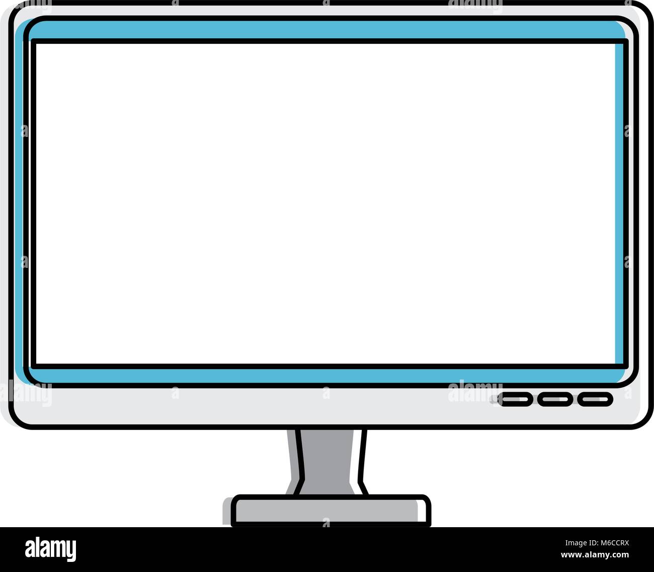computer display isolated icon Stock Vector Image & Art - Alamy