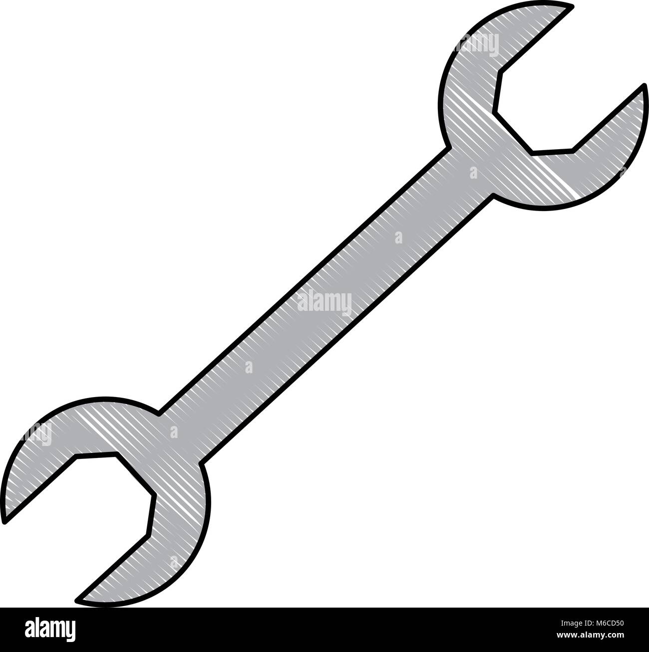 wrench key isolated icon Stock Vector Image & Art Alamy