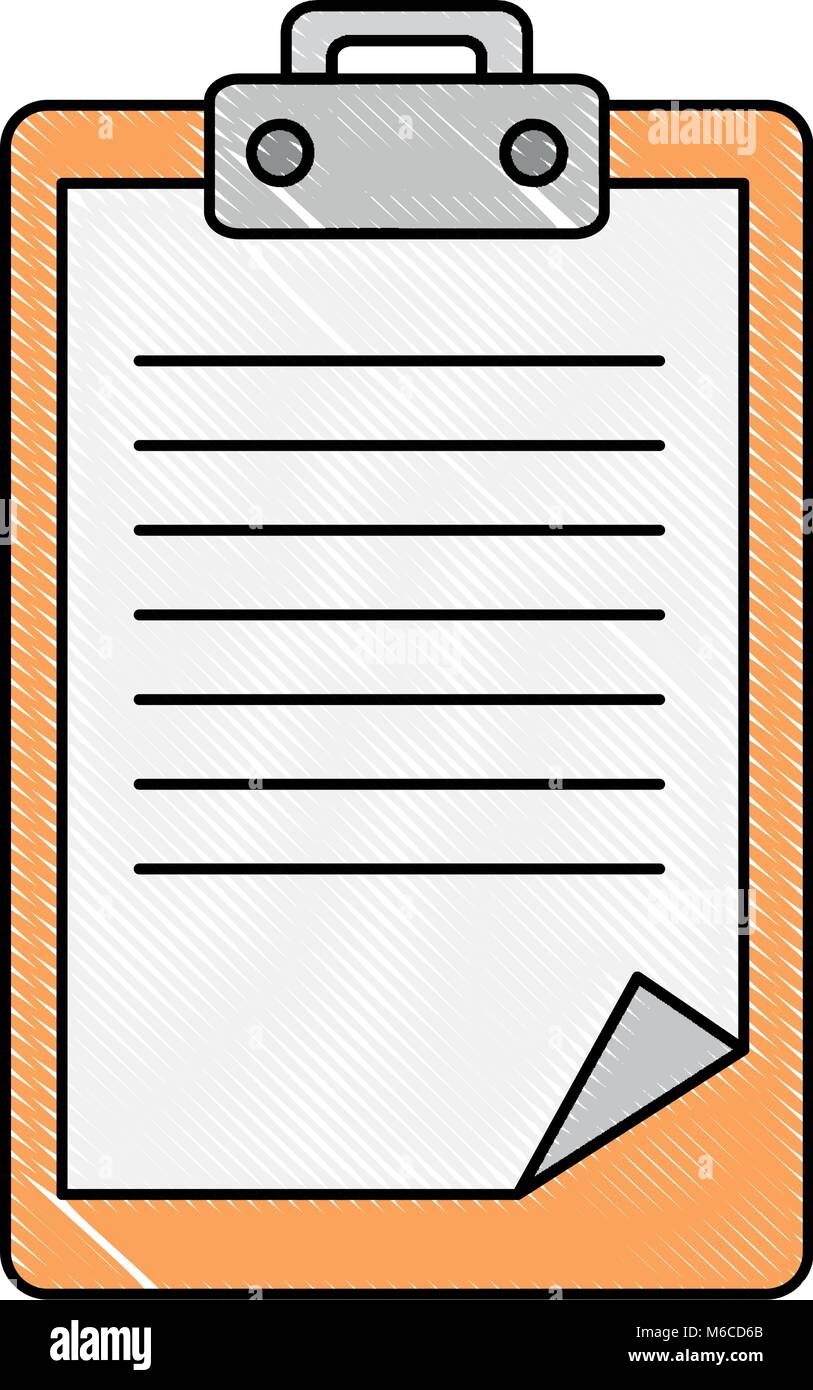 clipboard paper isolated icon Stock Vector Image & Art - Alamy