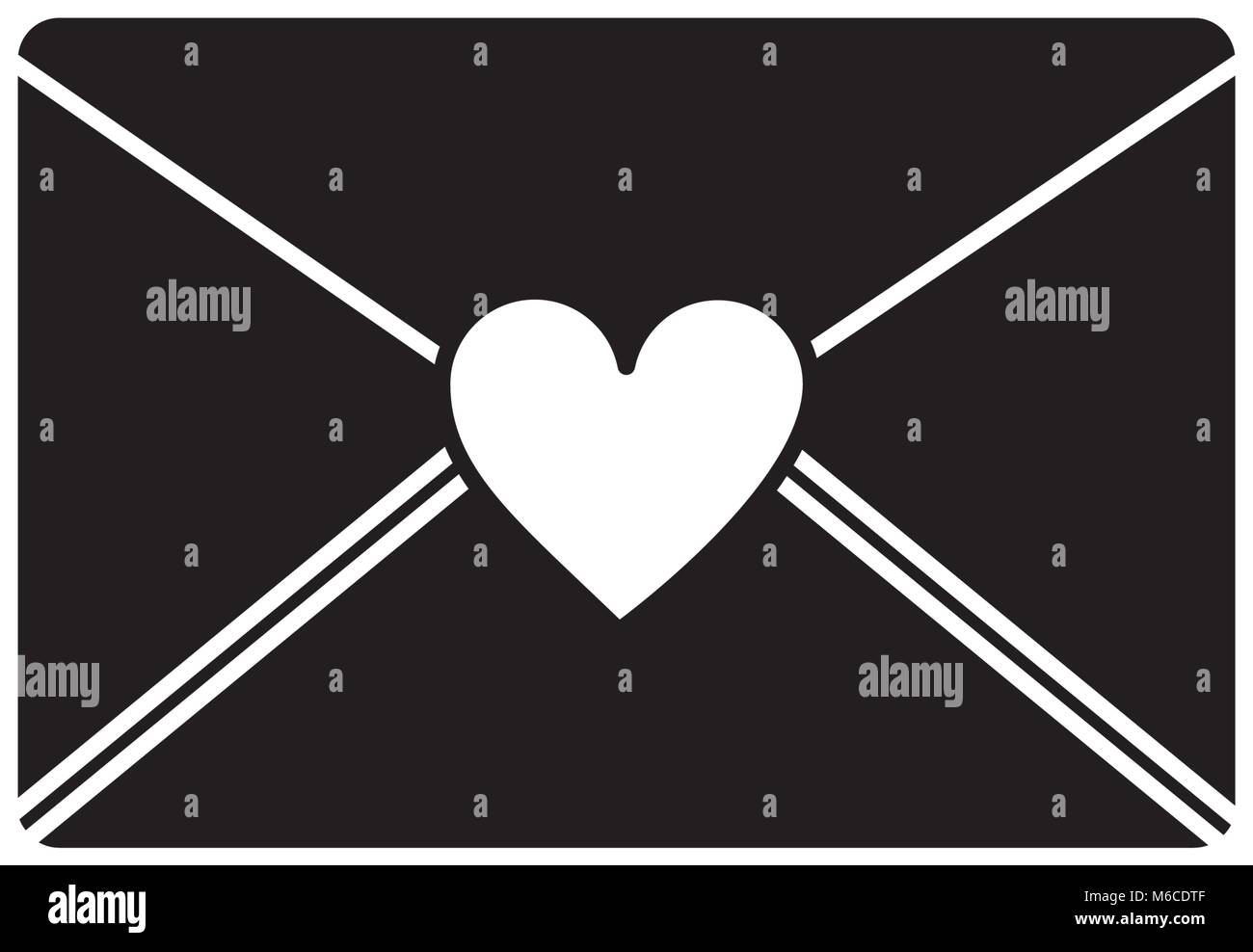 love letter valentines day icon image Stock Vector Image & Art - Alamy
