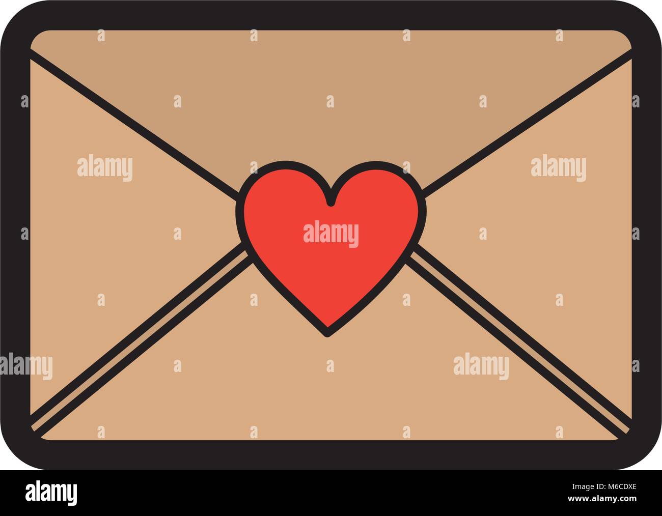 love letter valentines day icon image Stock Vector Image & Art - Alamy