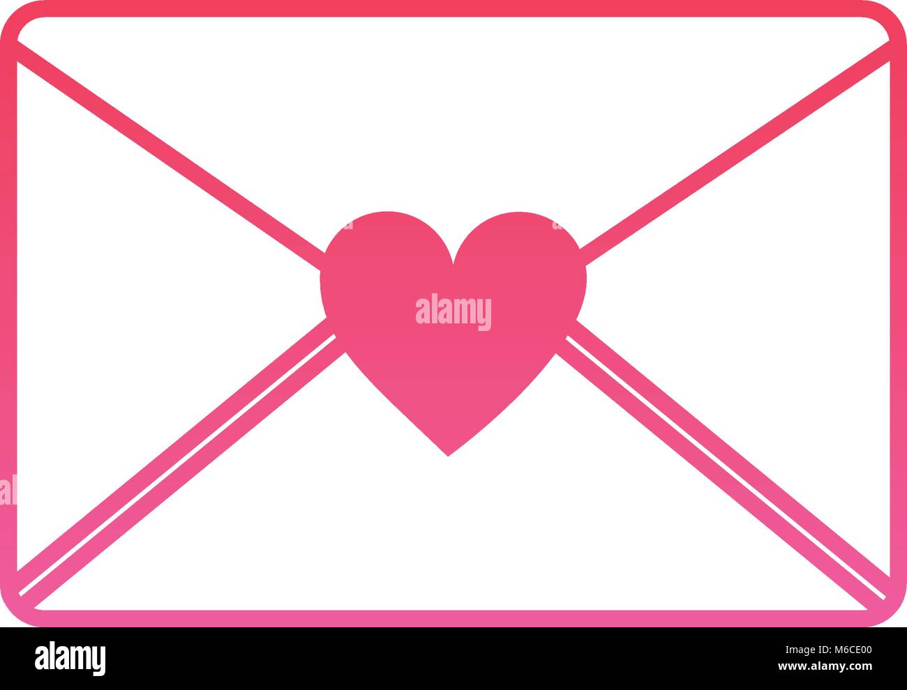 love letter valentines day icon image Stock Vector Image & Art - Alamy