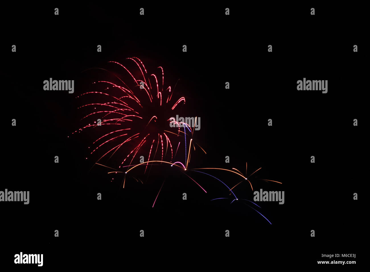 July 4th Fireworks Display in South Carolina Stock Photo Alamy