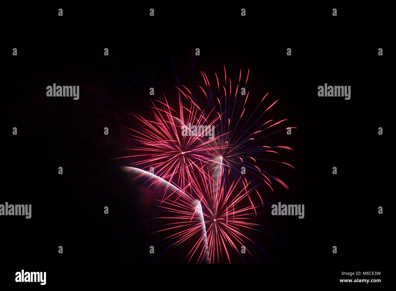July 4th Fireworks Display in South Carolina Stock Photo Alamy