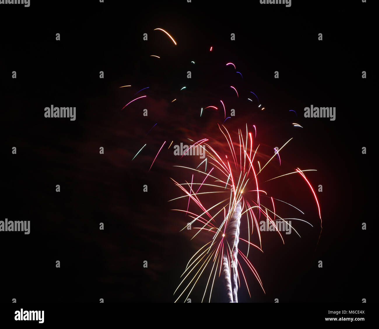 July 4th Fireworks Display in South Carolina Stock Photo Alamy