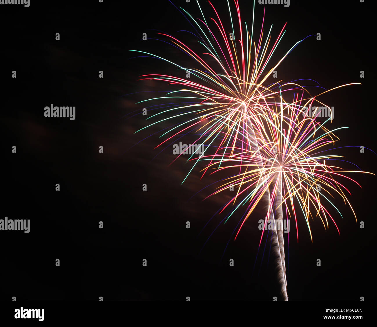 July 4th Fireworks Display in South Carolina Stock Photo Alamy