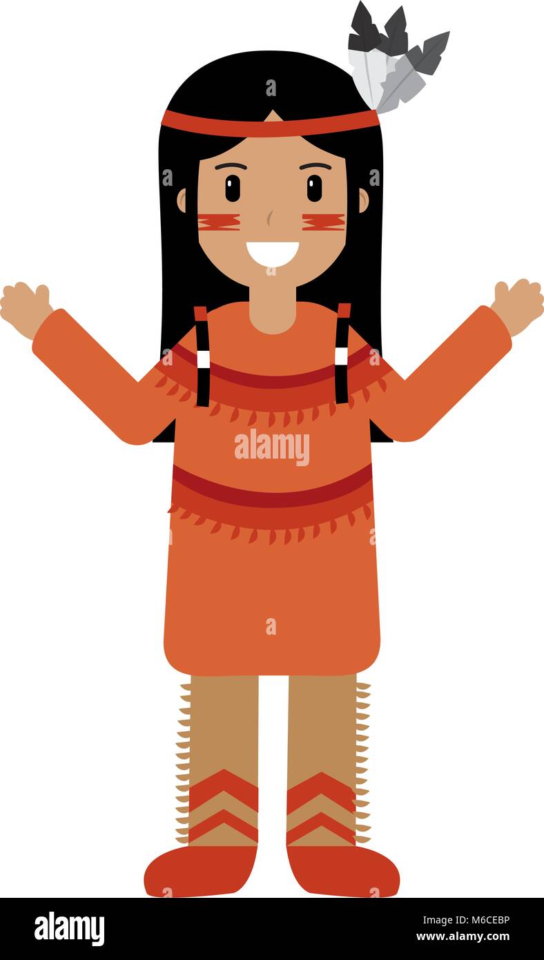 Native american warrior Stock Vector Images - Alamy
