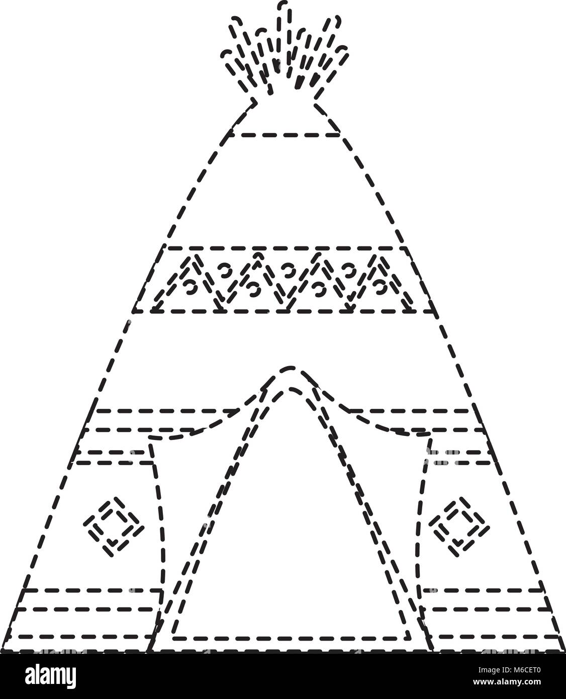 teepee home native american icon image Stock Vector Image &amp; Art - Alamy