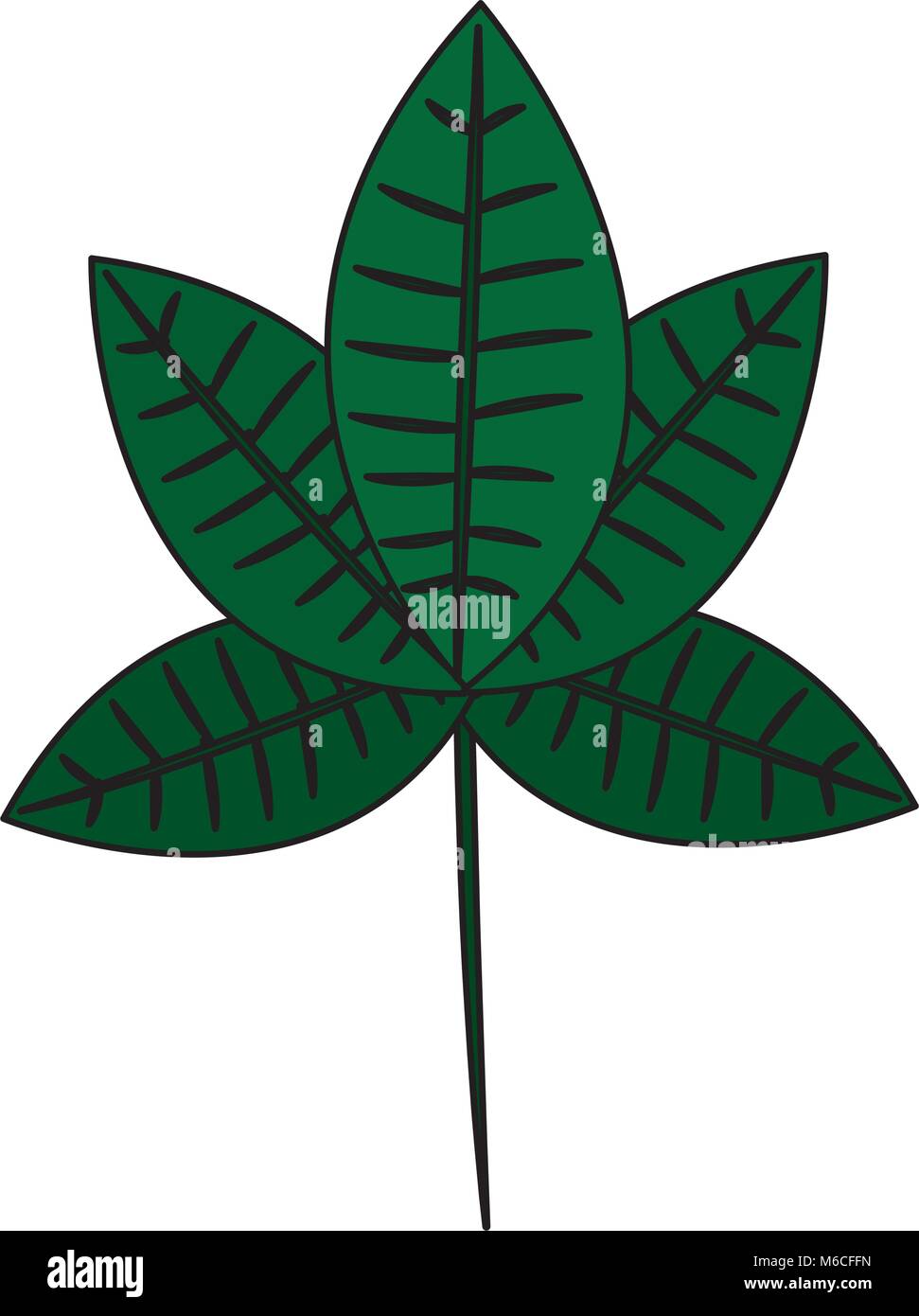 leaf icon image Stock Vector Image & Art - Alamy