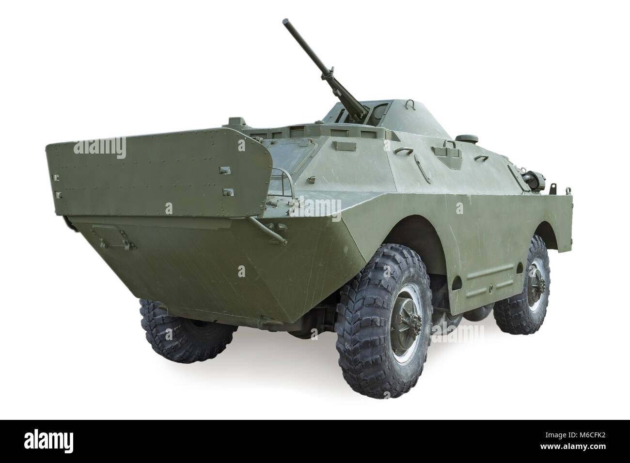 Soviet armored reconnaissance and patrol vehicle BRDM-2. Was adopted in 1962 Stock Photo
