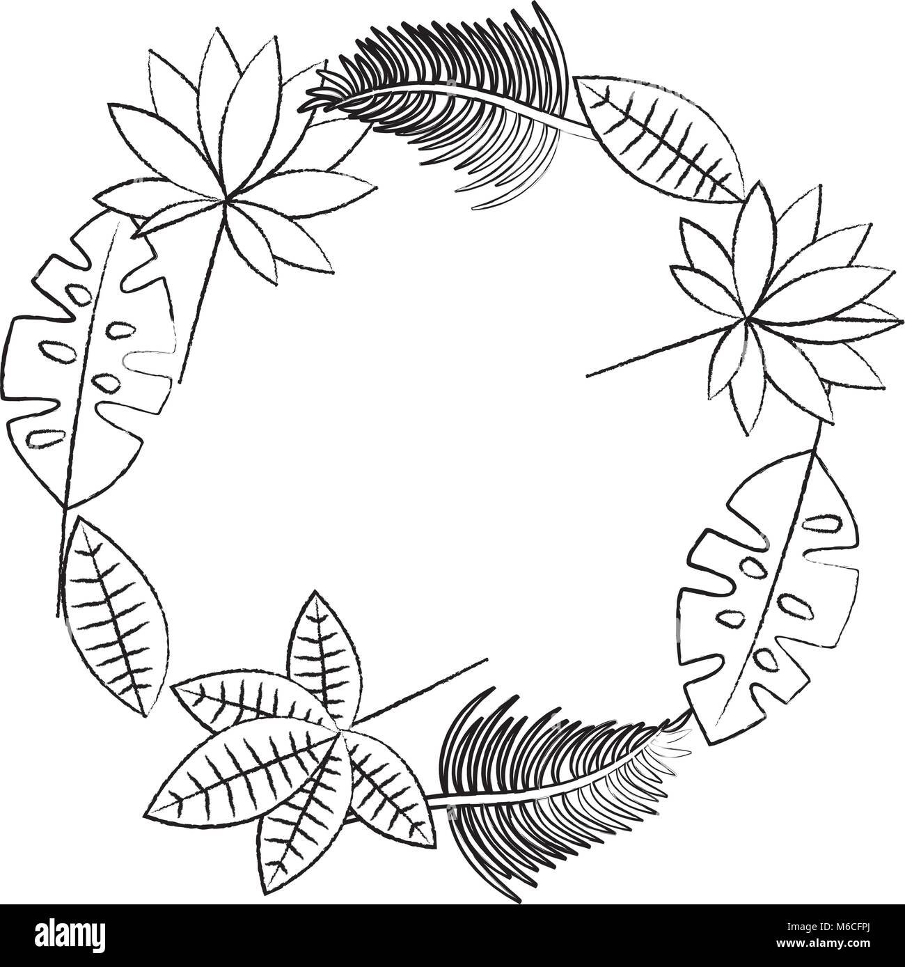 tropical leaf icon image Stock Vector Image & Art - Alamy