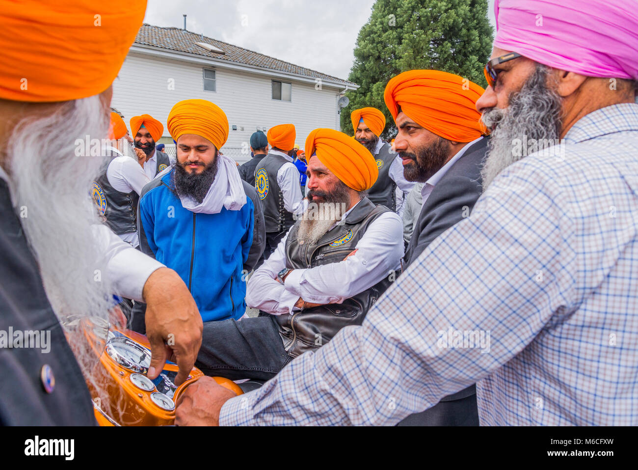 Sikh surrey vaisakhi celebration parade High Resolution Stock