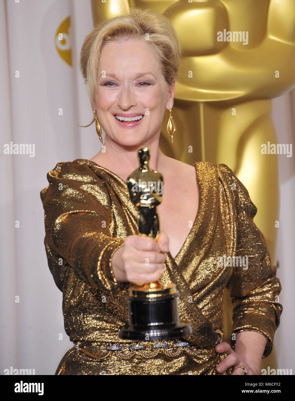 Meryl Streep 260 press room at the Oscar - 84th Academy Awards at the  Hollywood and Highland Theatre in Los Angeles.a Meryl Streep 260 84th  Academy of Motion Picture Oscar Awards 2012.
