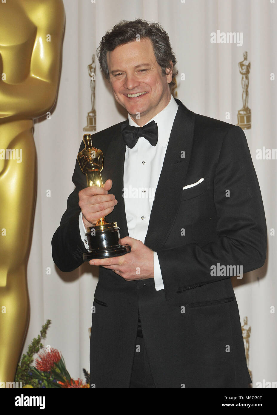 Colin Firth Oscar At The 83th Academy Awards At The Kodak Theatre Stock Photo Alamy
