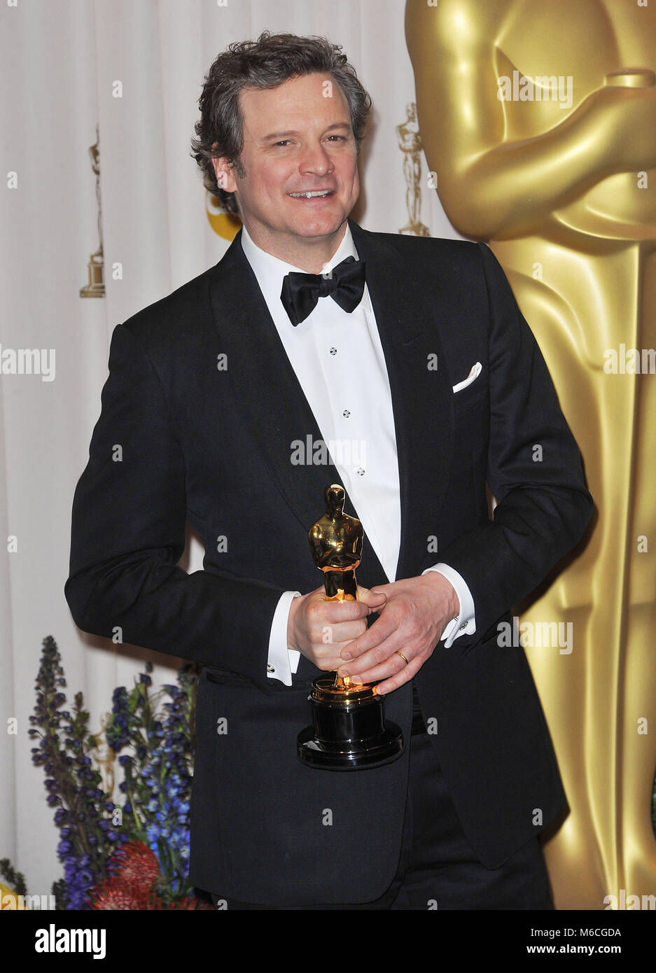 Colin Firth Oscar At The 83th Academy Awards At The Kodak Theatre Stock Photo Alamy