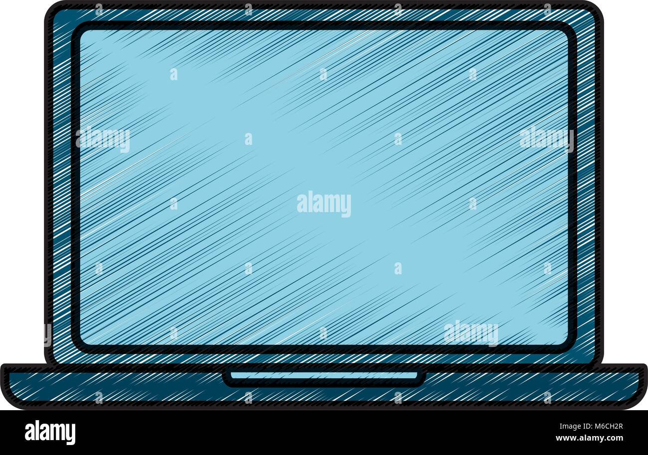 open laptop device wireless technology Stock Vector Image & Art - Alamy