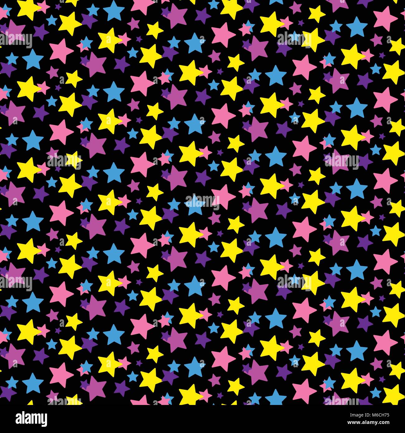 Abstract Random Stars Pattern Random stars starry pattern Stock Vector Images - Alamy
