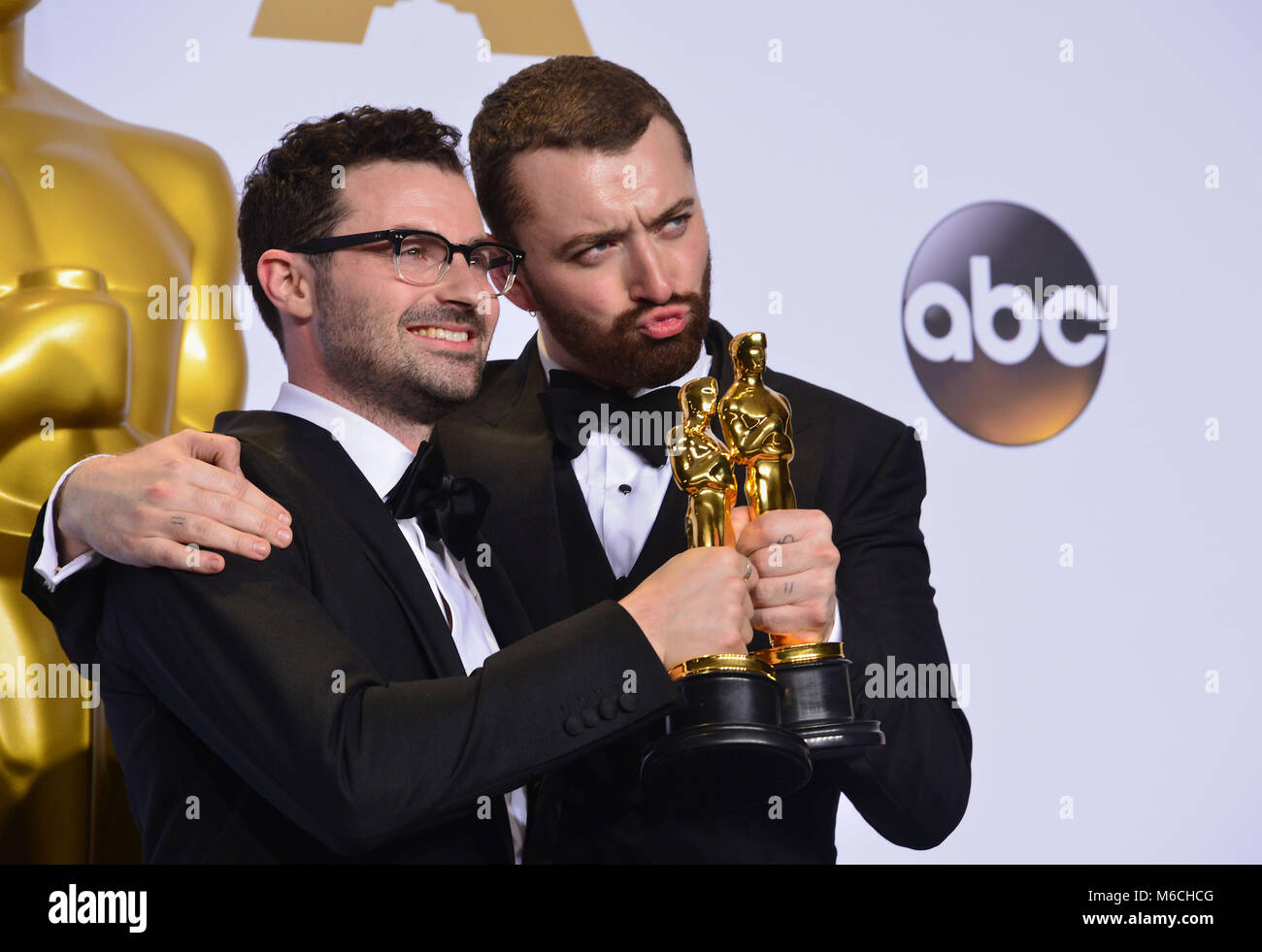 Jimmy Napes, Sam Smith 112 at the 88th Academy Awards Oscars 2016 at
