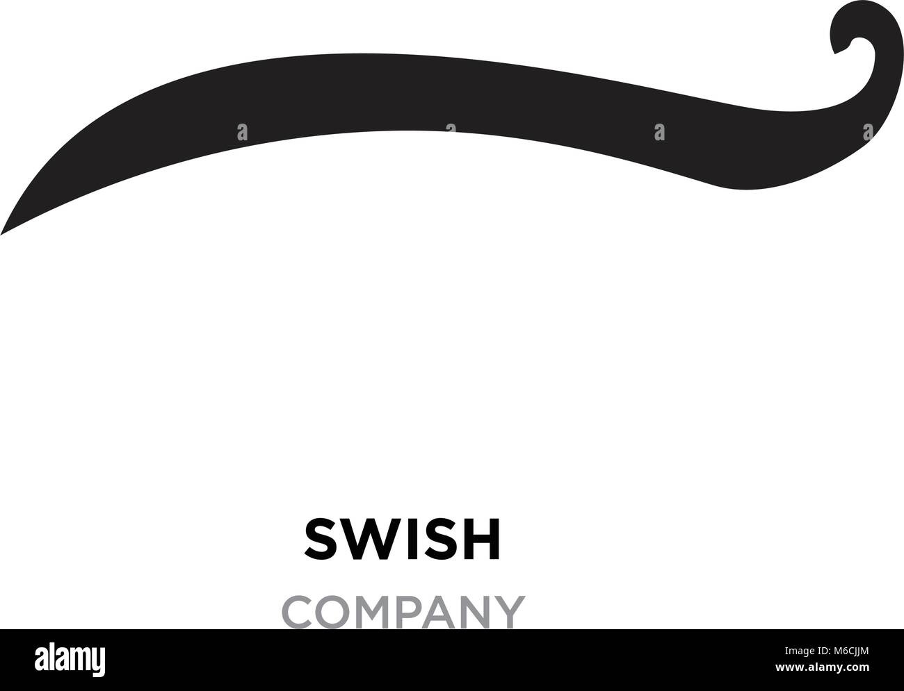 Black Swish Logo For Company, Vector Swooshes, Whooshes, And Swashes  Royalty Free SVG, Cliparts, Vectors, and Stock Illustration. Image 96588596.