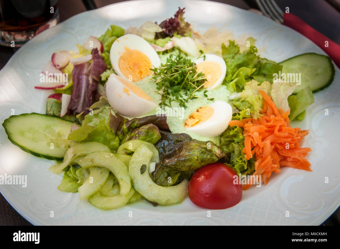 Frankfurter grüne Soße, Food, Hessen, Deutschland, Europa Stock Photo