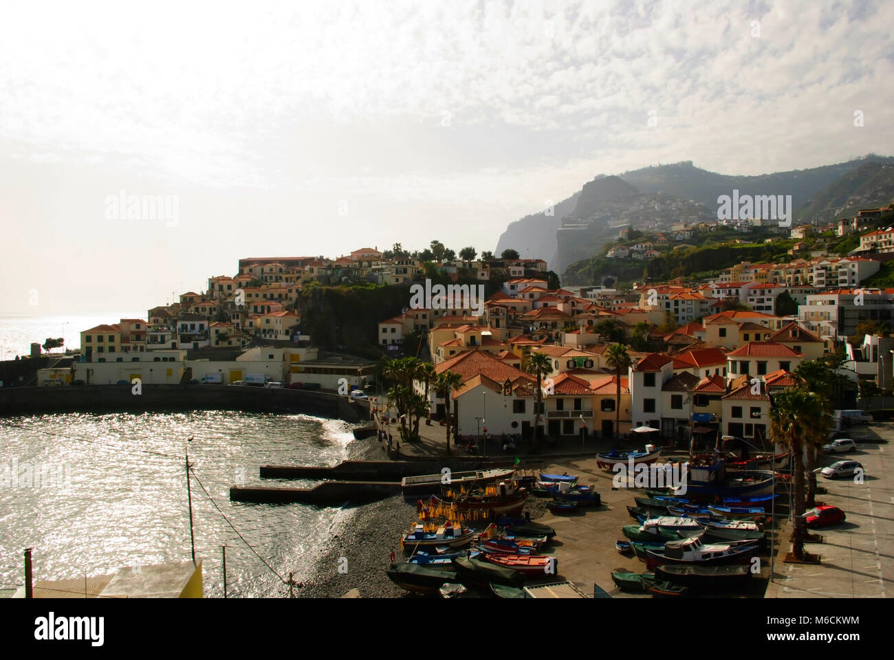 Camara de Lobos, old fishing village, Madeira island, Portugal Stock