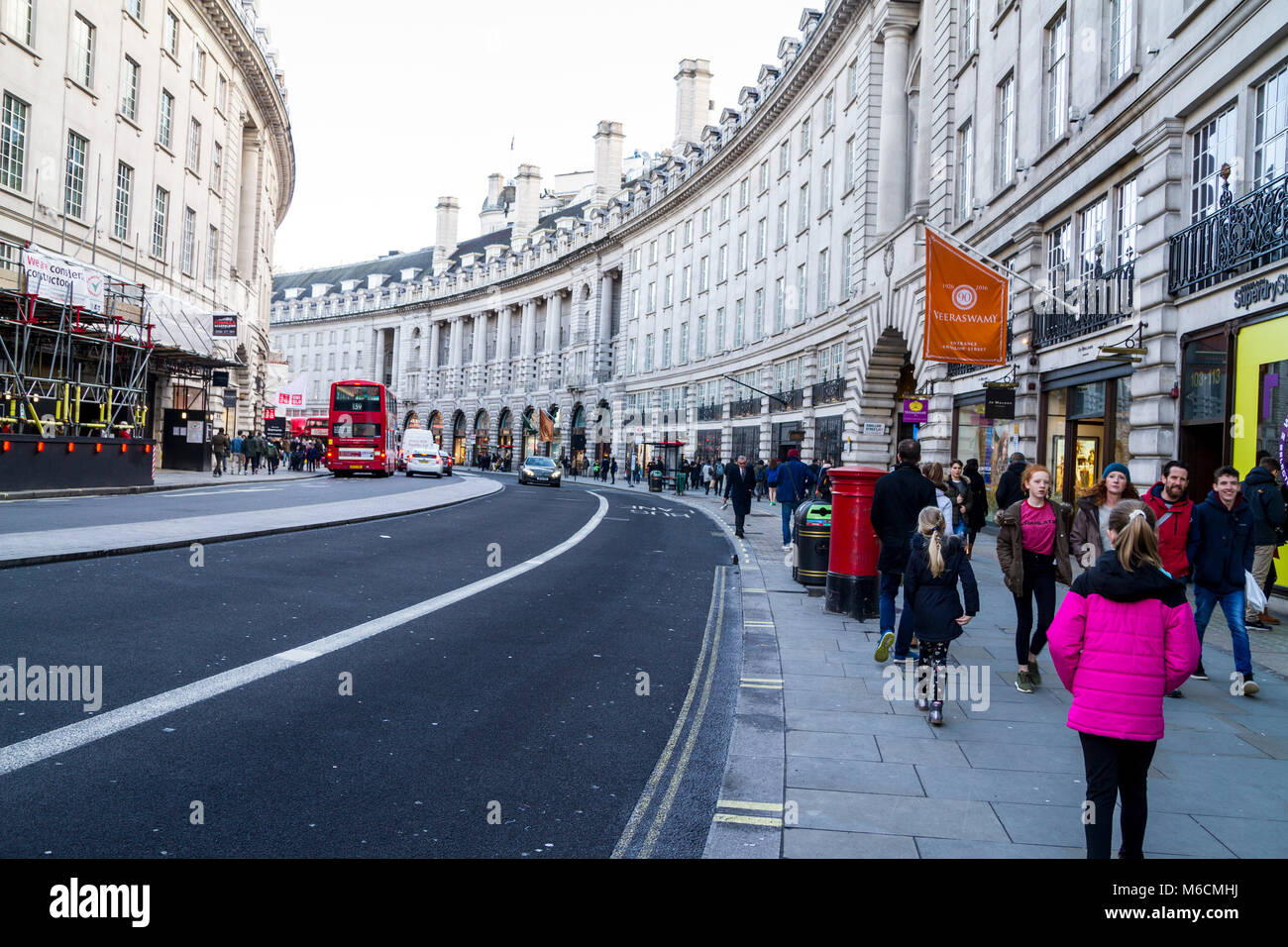 People walking regent street london hi-res stock photography and images -  Alamy