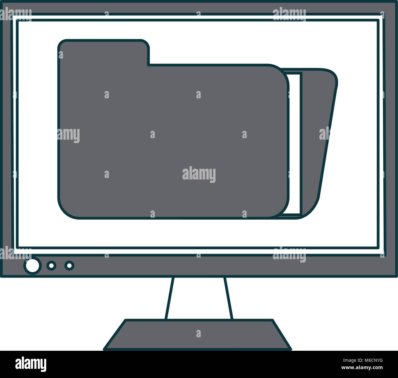 Computer screen symbol Stock Vector Image & Art - Alamy