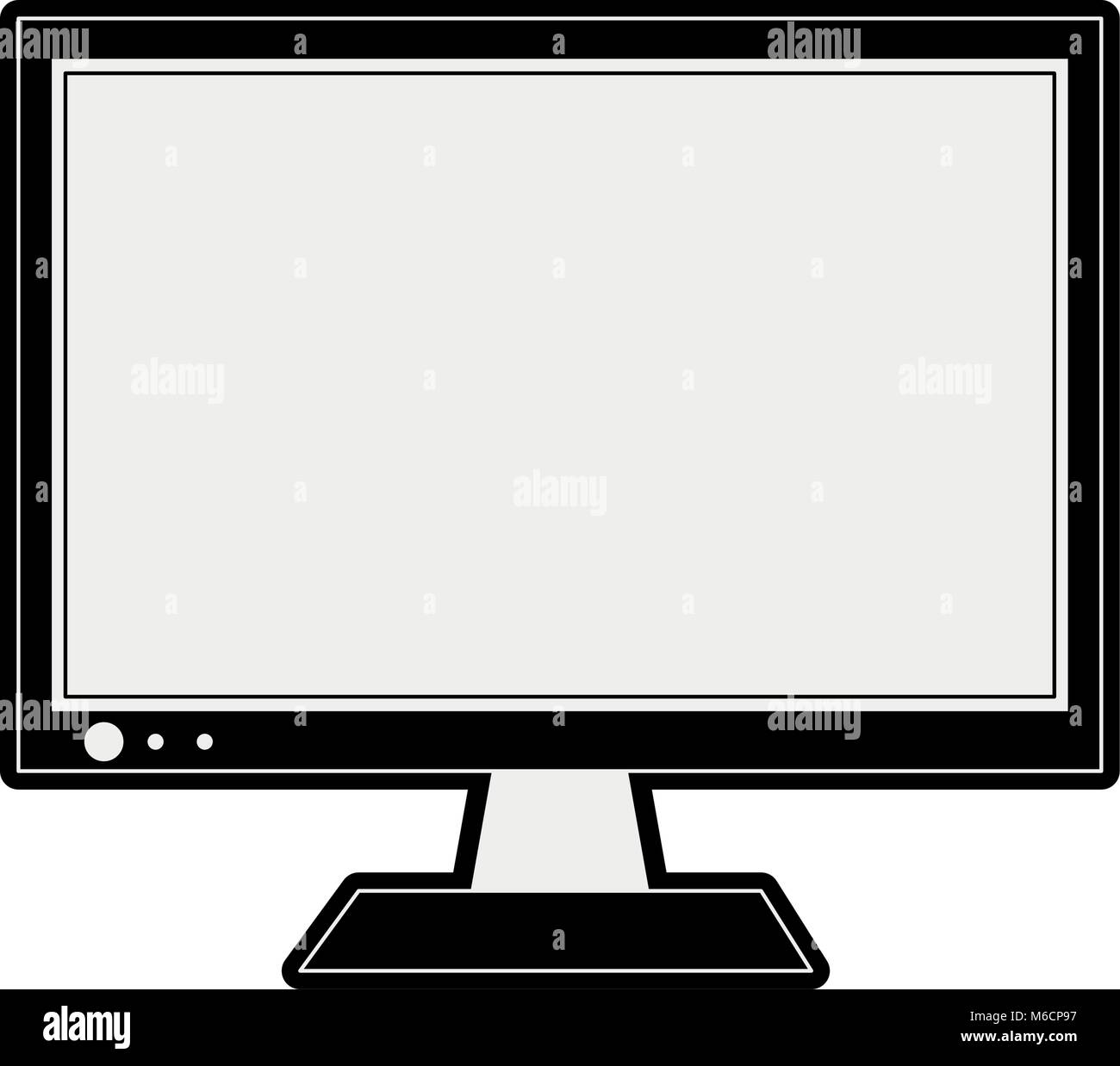 Computer screen symbol Stock Vector Image & Art - Alamy