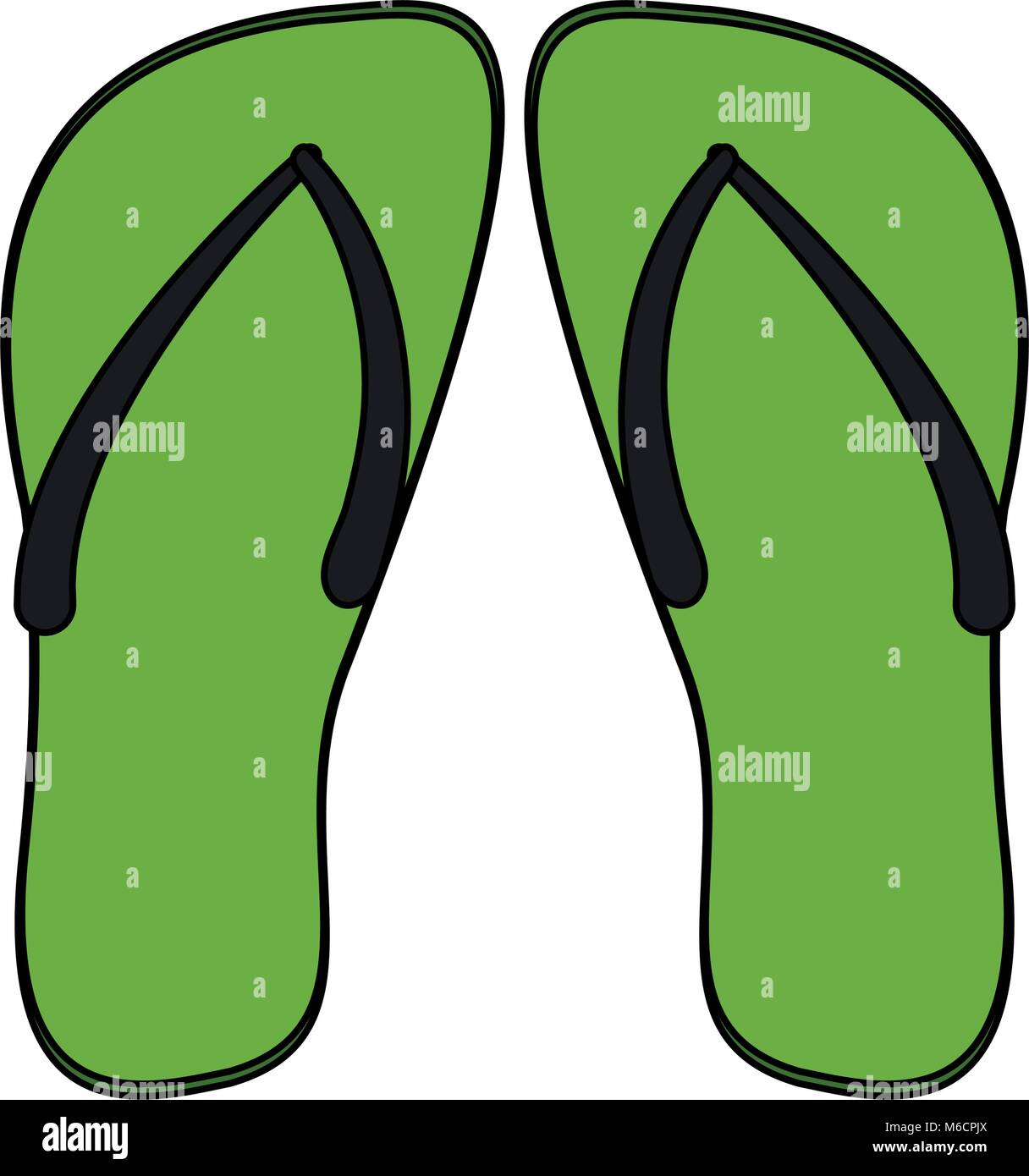 Flip flops cartoons Stock Vector Image & Art - Alamy