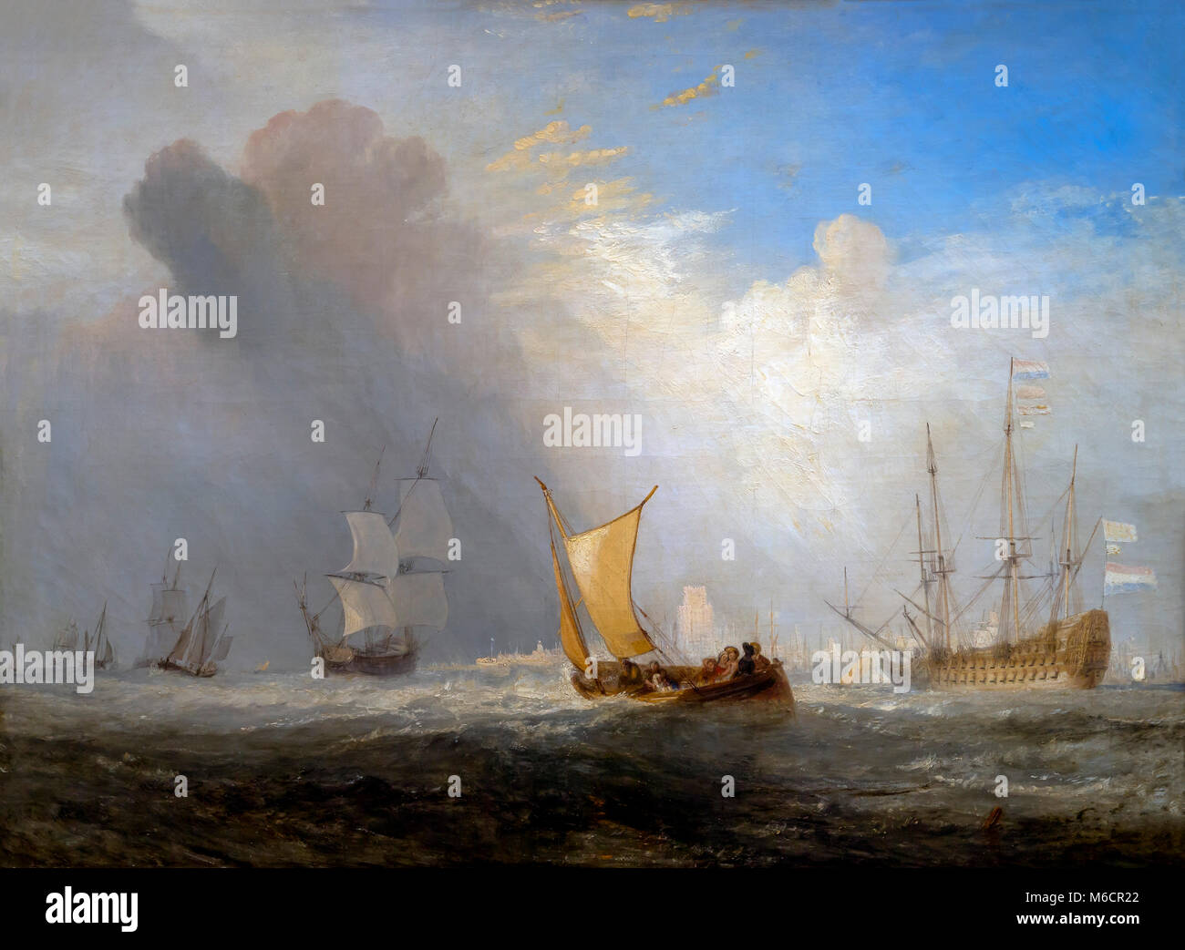 Rotterdam Ferry-Boat, JMW Turner, 1833, National Gallery of Art, Washington DC, USA, North America Stock Photo