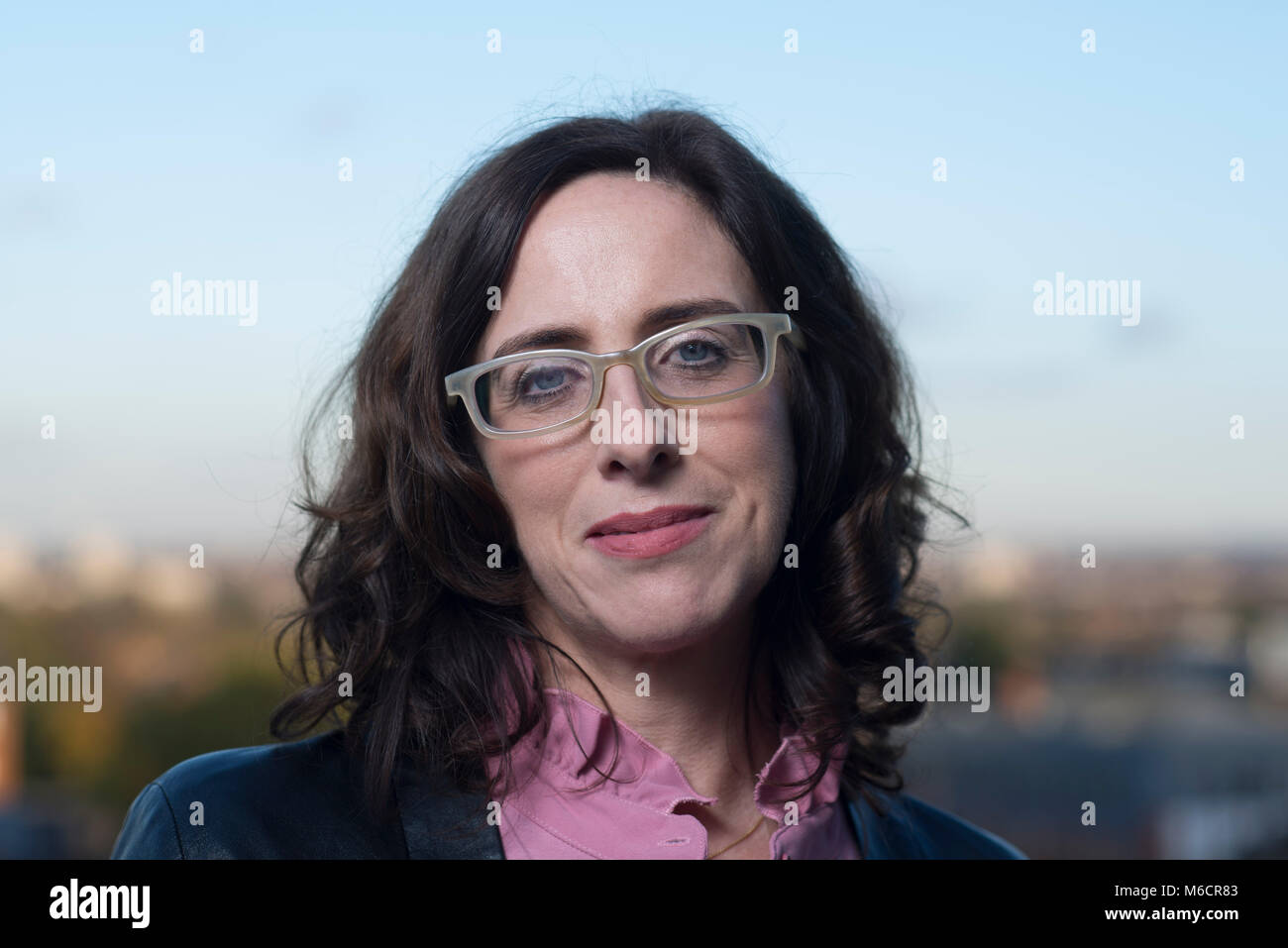 profile portraits of smart office workers and managers in business attire Stock Photo