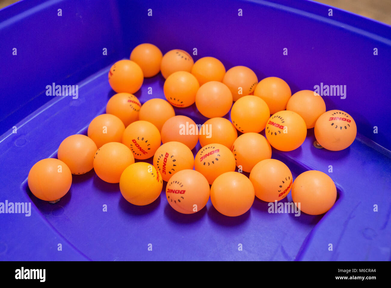 details from inside the Brighton and hove table tennis club, with bats