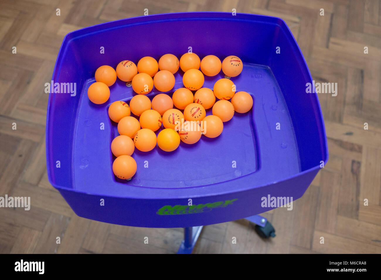 details from inside the Brighton and hove table tennis club, with bats